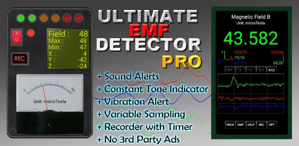 Capture d'écran 1 de Ultimate EMF Detector Real Pro