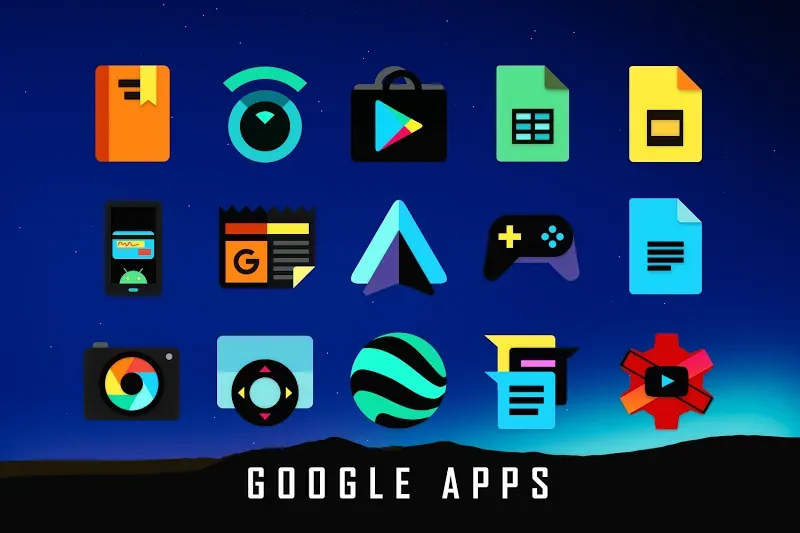 Captura de pantalla 5 de ATOMIC - Dark Retro Icon Pack
