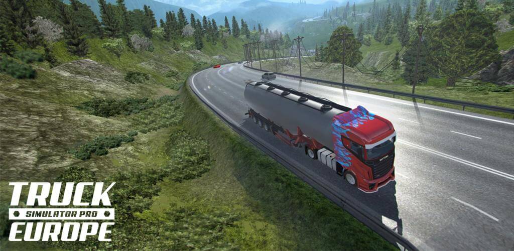 Truck Simulator PRO Europe screenshot 1