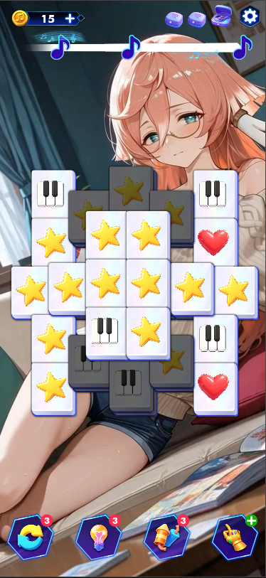Capture d'écran 3 de Idol Match: Anime Puzzle