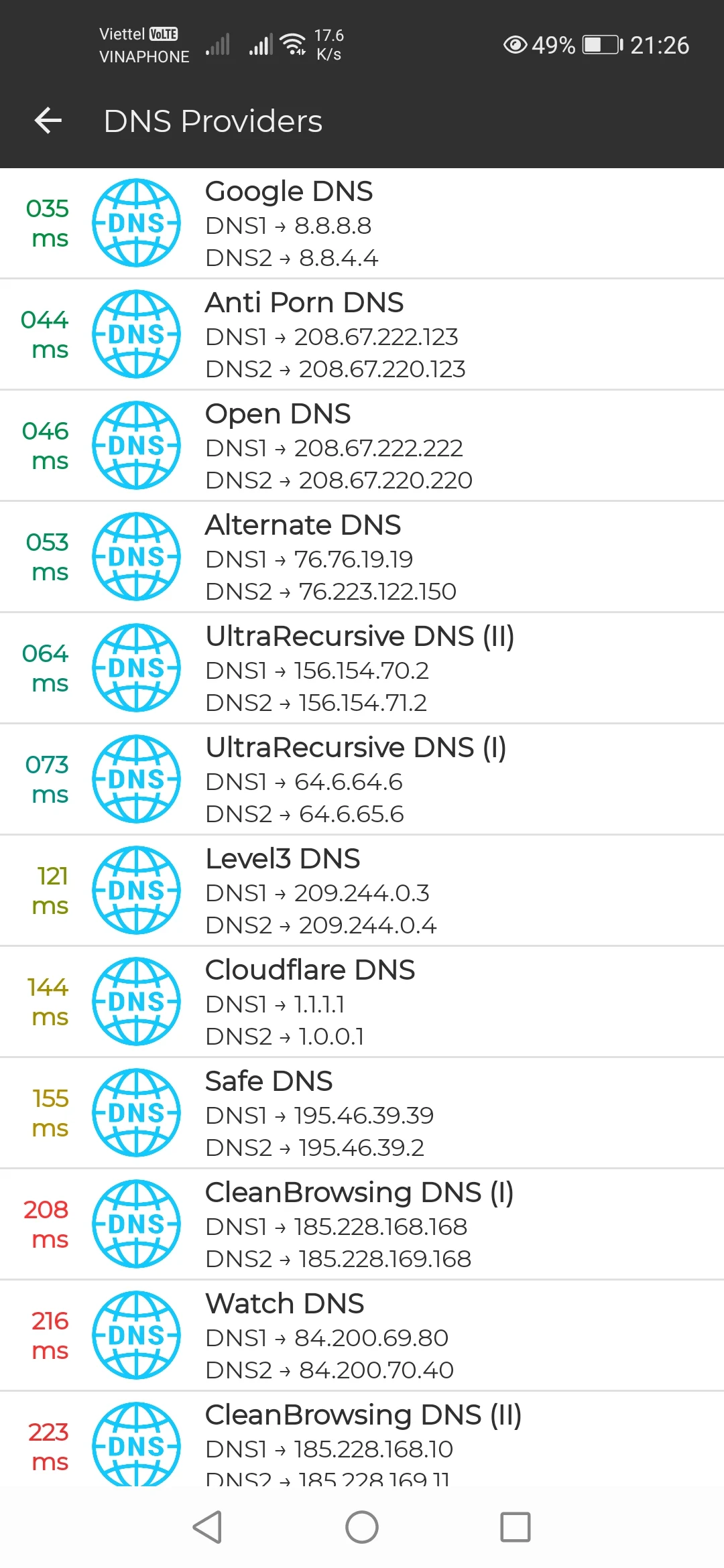 Capture d'écran 4 de GPVPN: Lower Ping Mobile Games