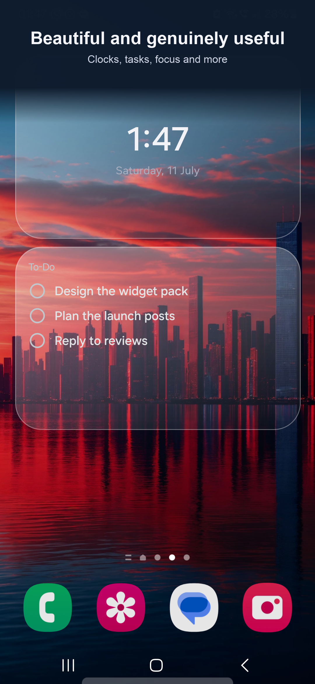 Capture d'écran 5 de Aura Glass Widgets