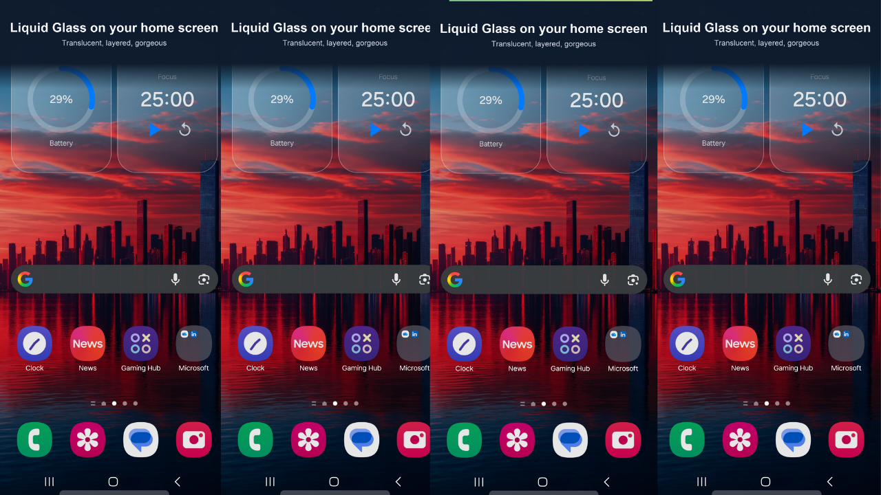 Capture d'écran 1 de Aura Glass Widgets