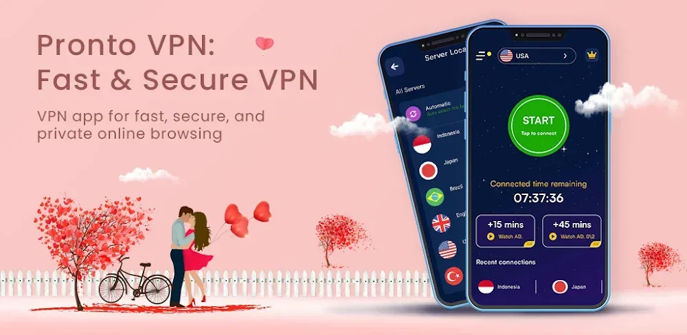 Captura de pantalla 1 de la app VPN Pronto: Fast & Secure VPN