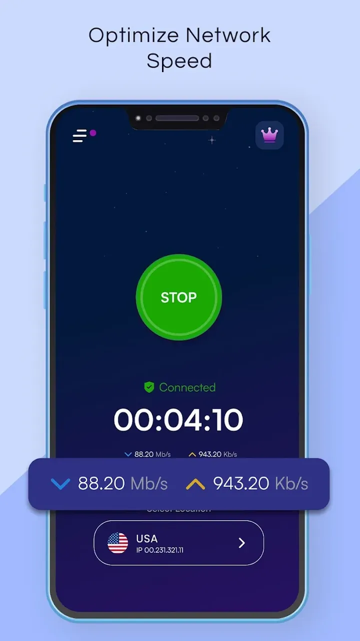 Captura de pantalla 4 de la app VPN Pronto: Fast & Secure VPN