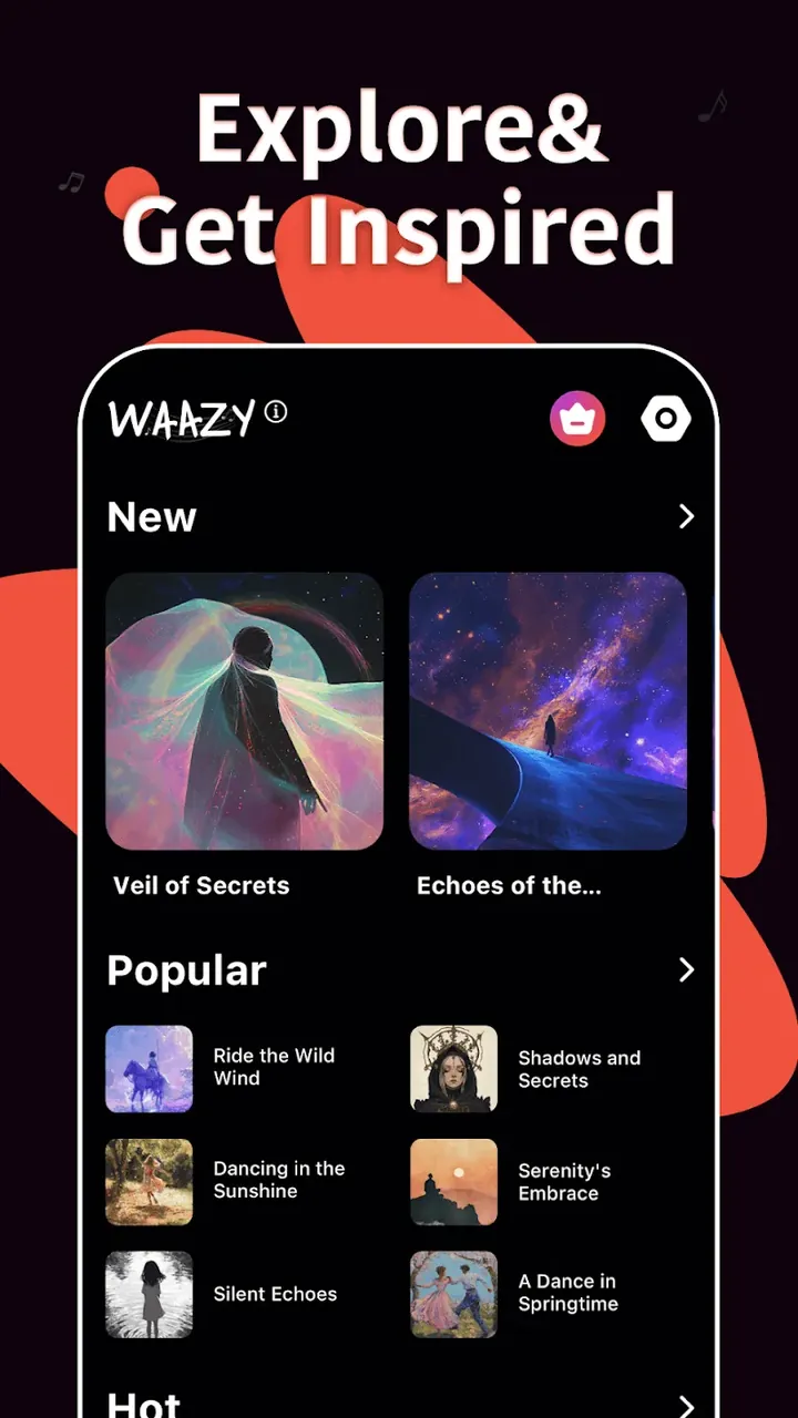 Waazy AI Music Generator, captura de pantalla de canción 6