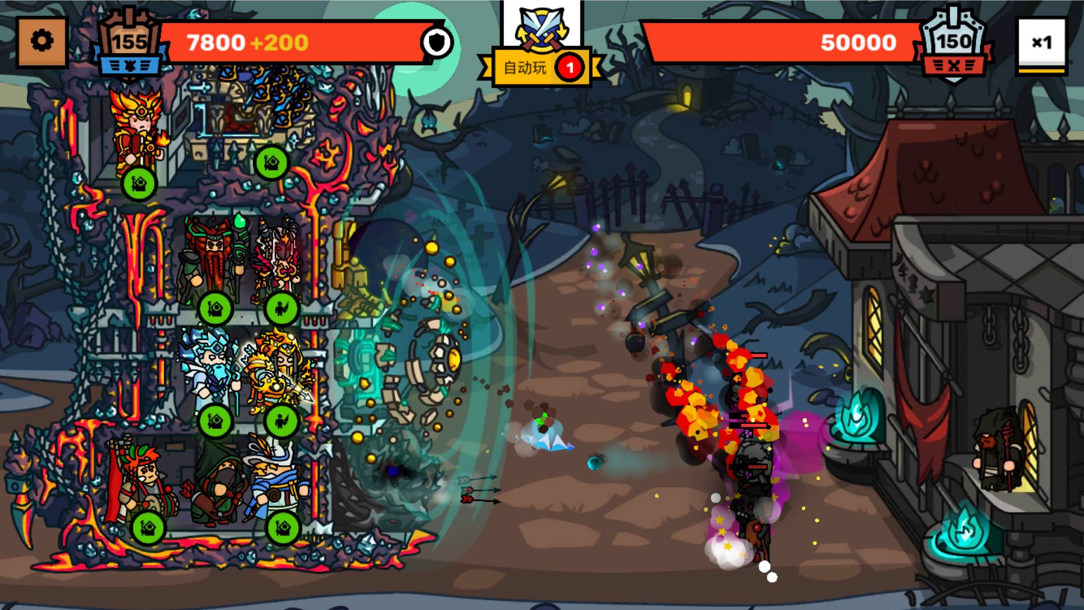 Captura de pantalla 1 de Tower Defense: Towerlands (TD)