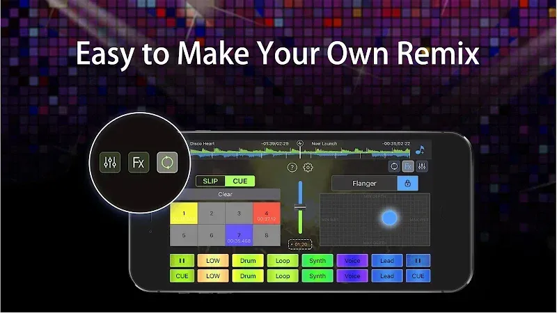 Capture d'écran de prévisualisation de Virtual DJ Mixer 3
