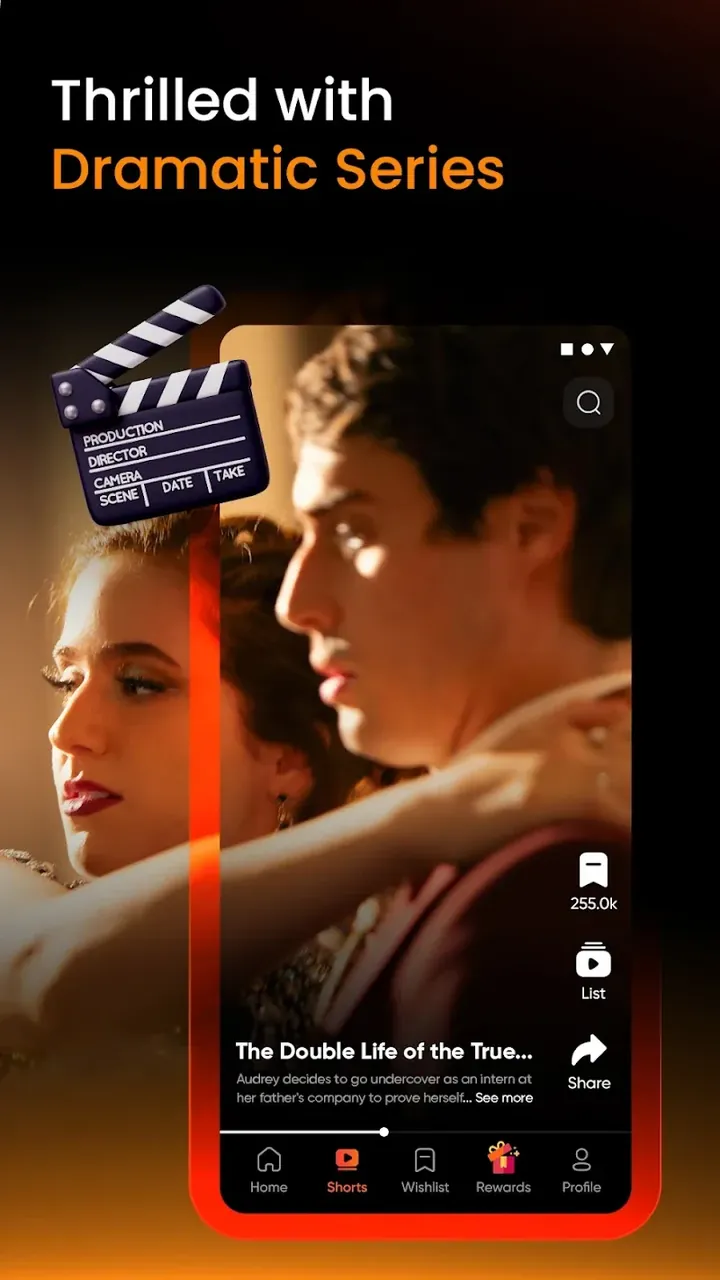 Captura de pantalla de la interfaz de DramaOn 4