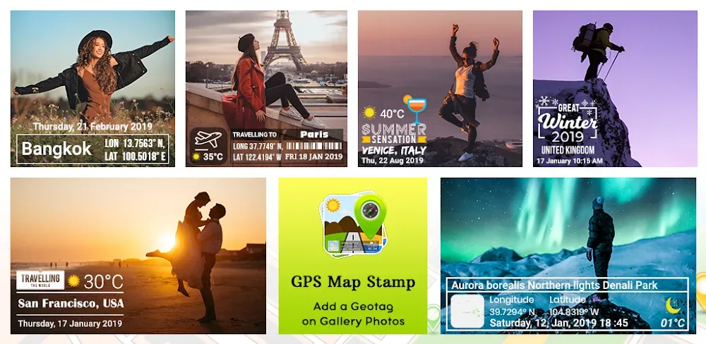 Capture d'écran 1 de GPS Map Stamp Camera