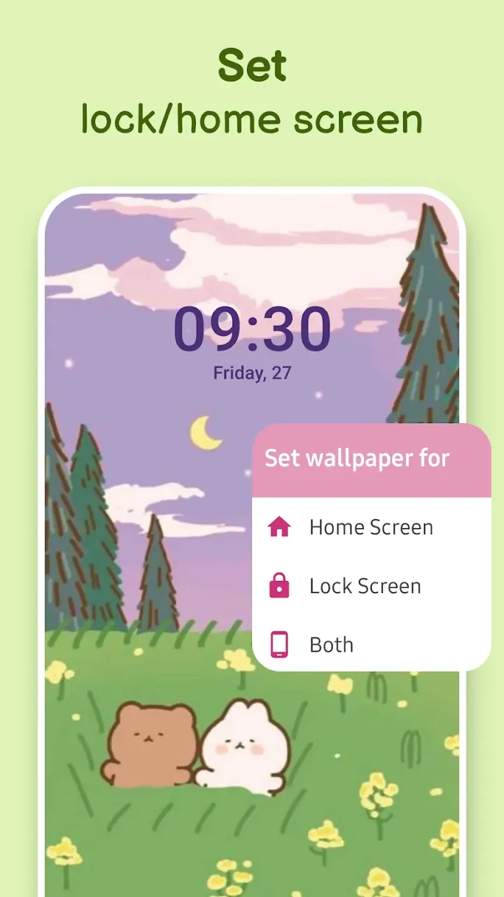 Capture d'écran de l'application Kawaii Aesthetic Wallpaper 6