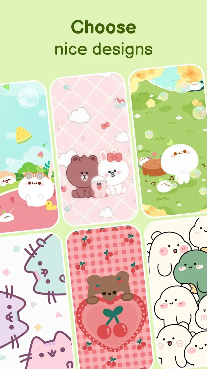 Capture d'écran de l'application Kawaii Aesthetic Wallpaper 5