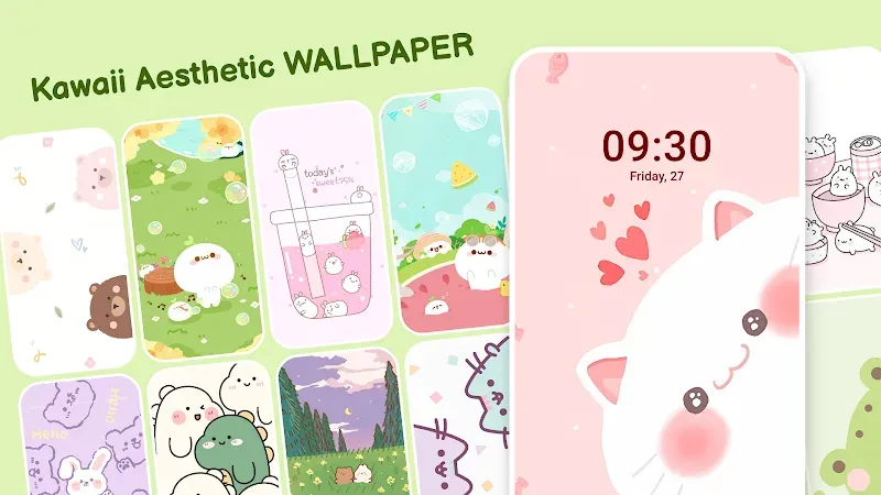 Capture d'écran de l'application Kawaii Aesthetic Wallpaper 2