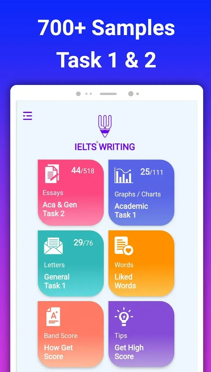 Capture d'écran IELTS Writing 3