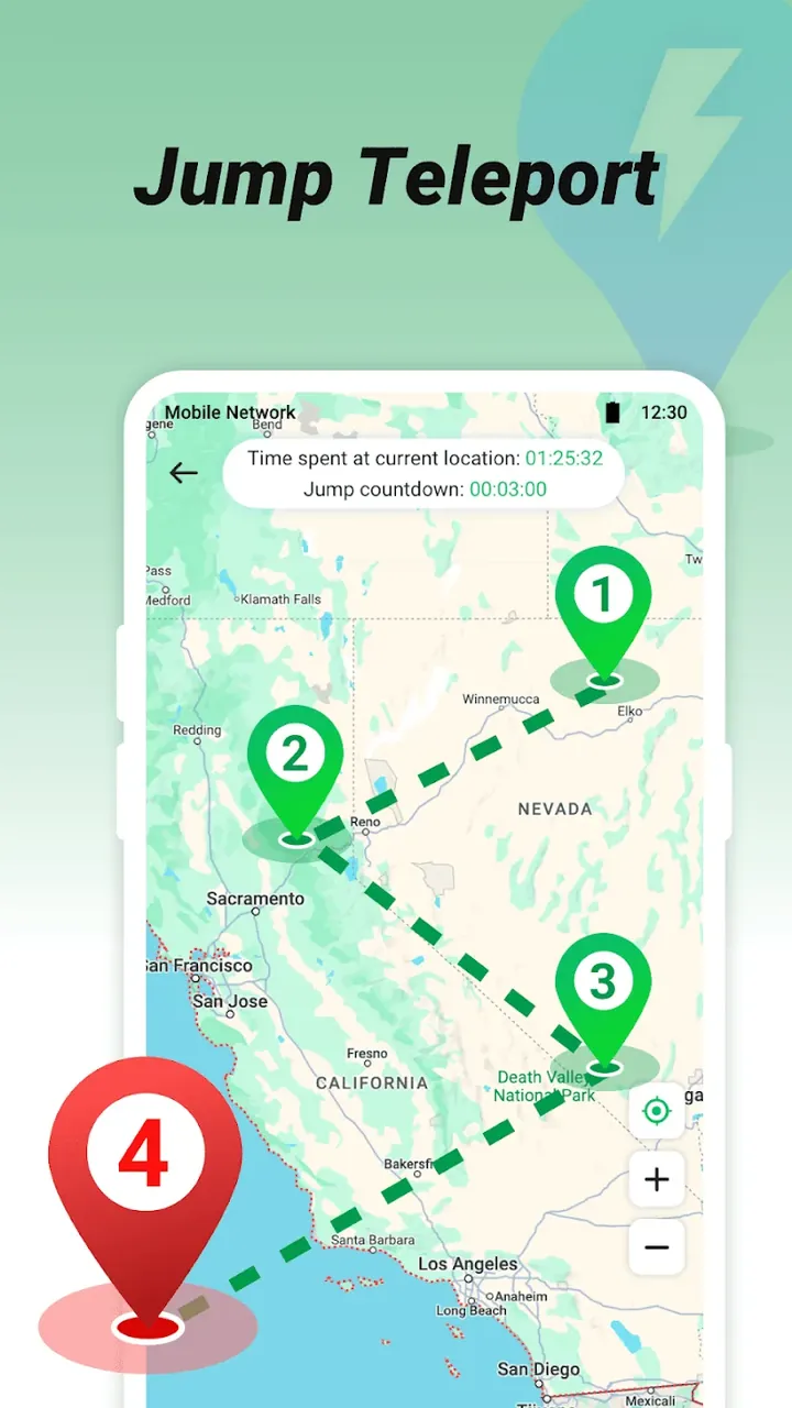 Captura de pantalla 4 de FlashGo: Fake GPS Location