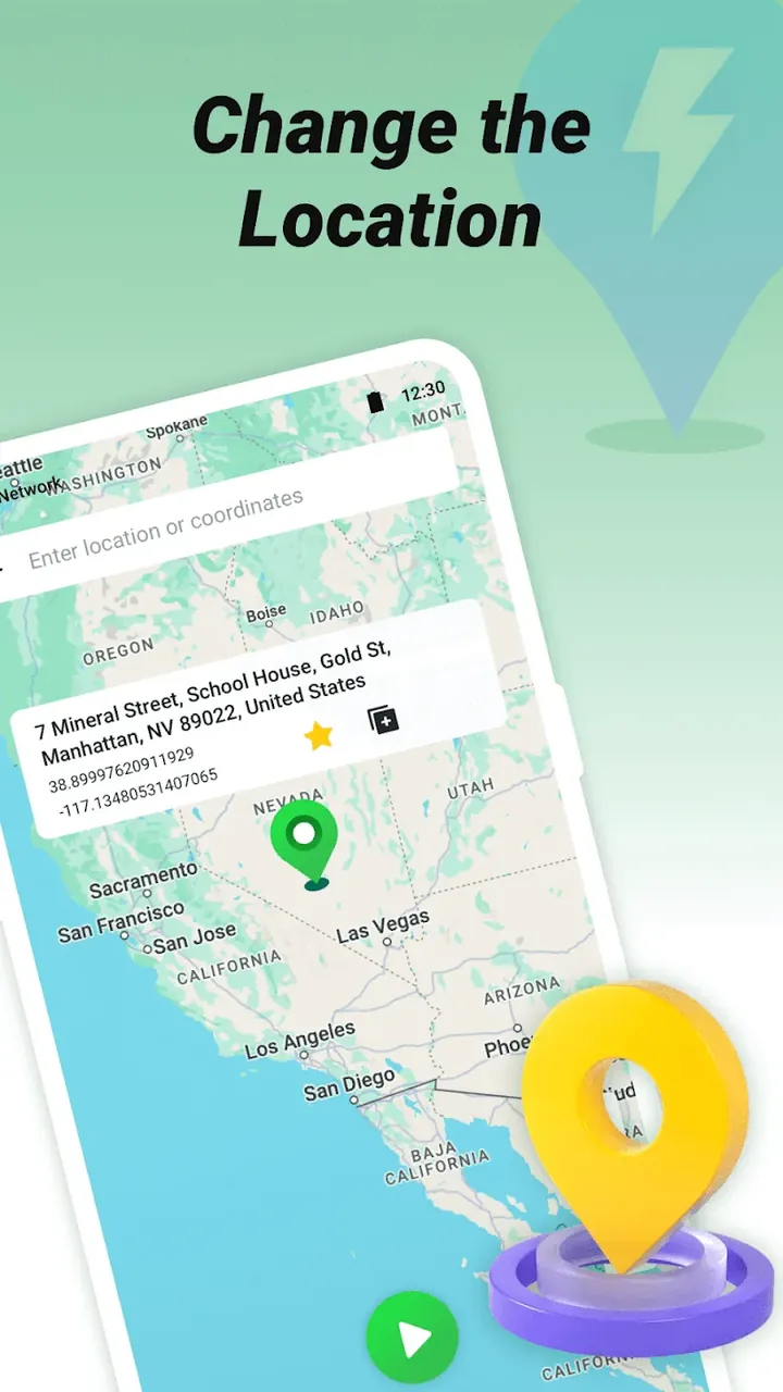 Captura de pantalla 2 de FlashGo: Fake GPS Location