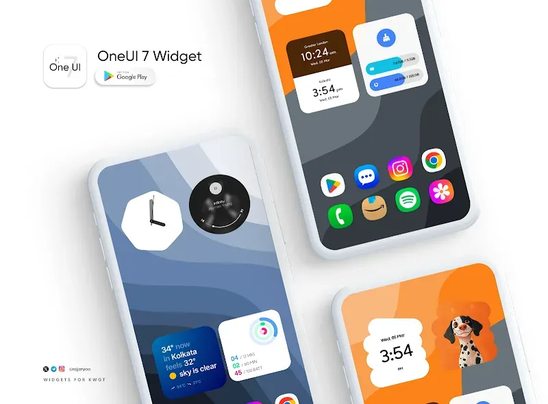 OneUI 7 Widget pour KWGT capture d'écran 4