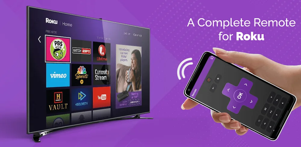 Capture d'écran 1 de Remote Control for Roku TV