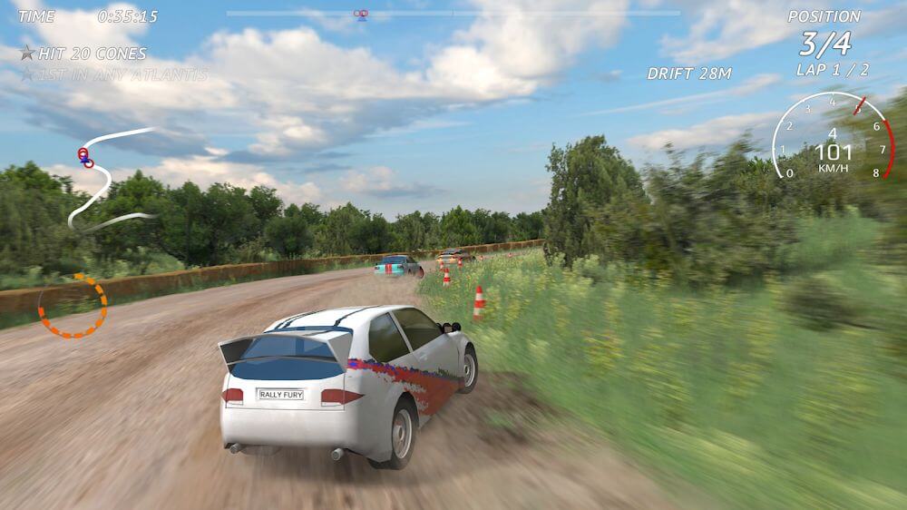 Rally Fury - Extreme Racing in-game preview screenshot 2