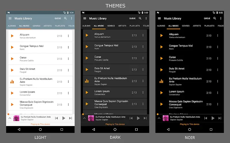 Capture d'écran de prévisualisation 5 de Hi-Fi Cast - Music Player