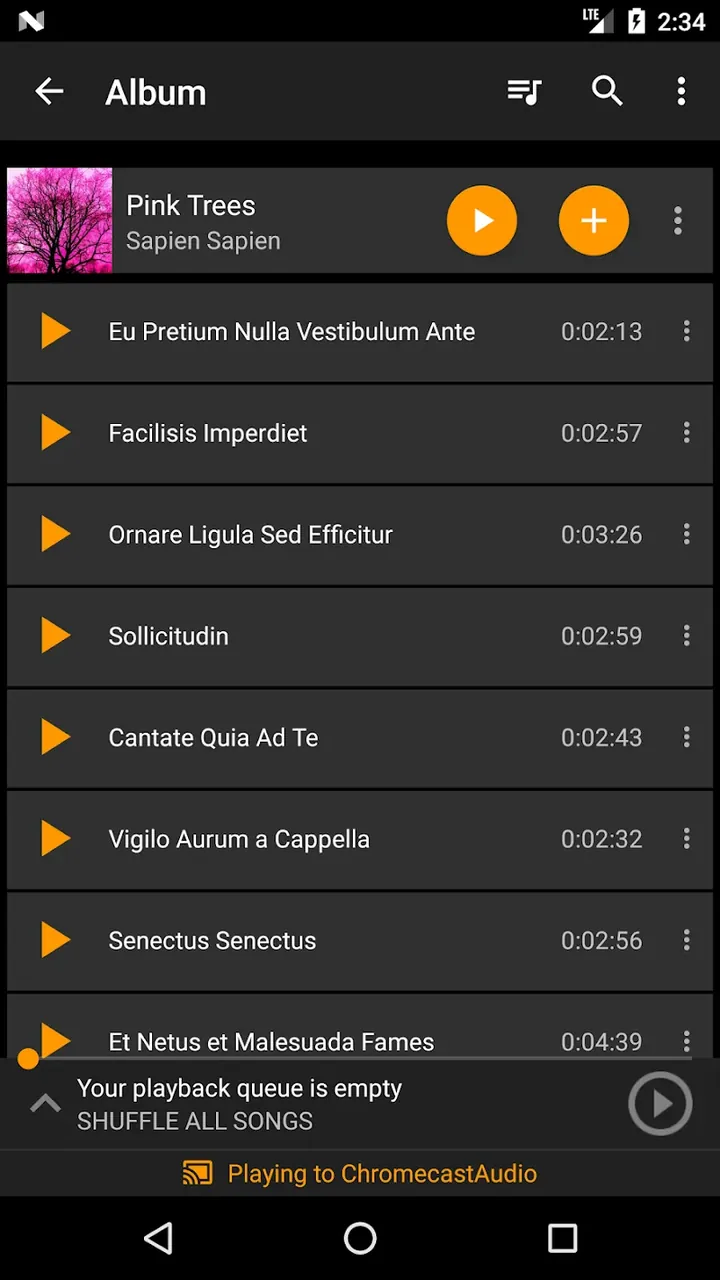 Capture d'écran de prévisualisation 4 de Hi-Fi Cast - Music Player