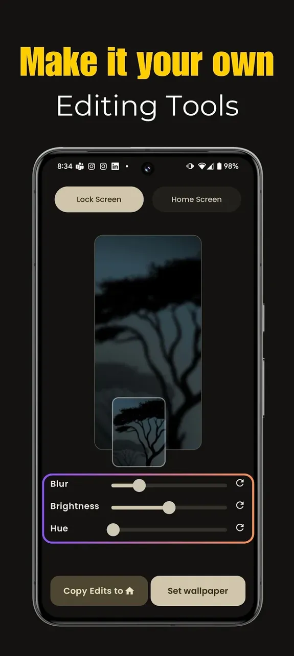 Capture d'écran de l'application Wallpapers by IDTR 6