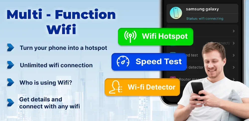 Capture d'écran 1 de Wifi Password: Wifi Hotspot