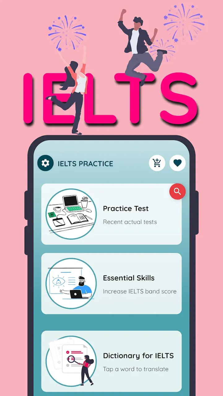 IELTS Practice Test aperçu capture d'écran 3