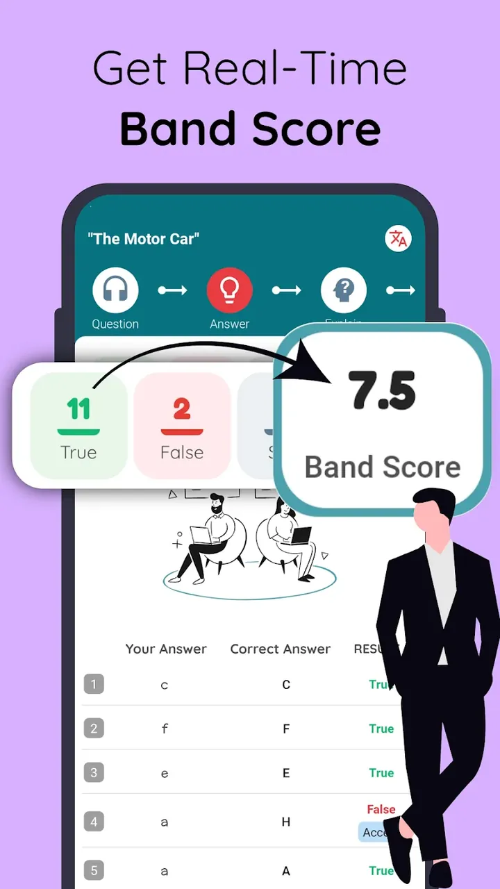 IELTS Practice Test aperçu capture d'écran 6