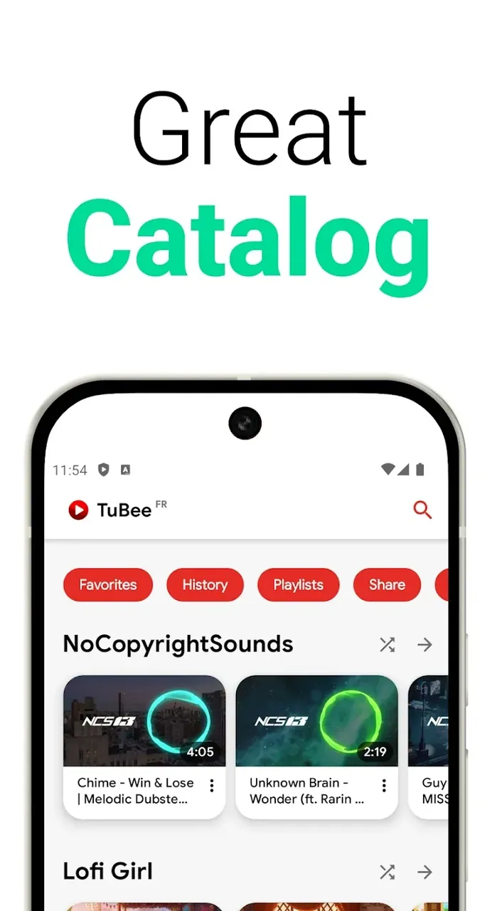Capture d'écran de l'application TuBee : Video player for Tube 4