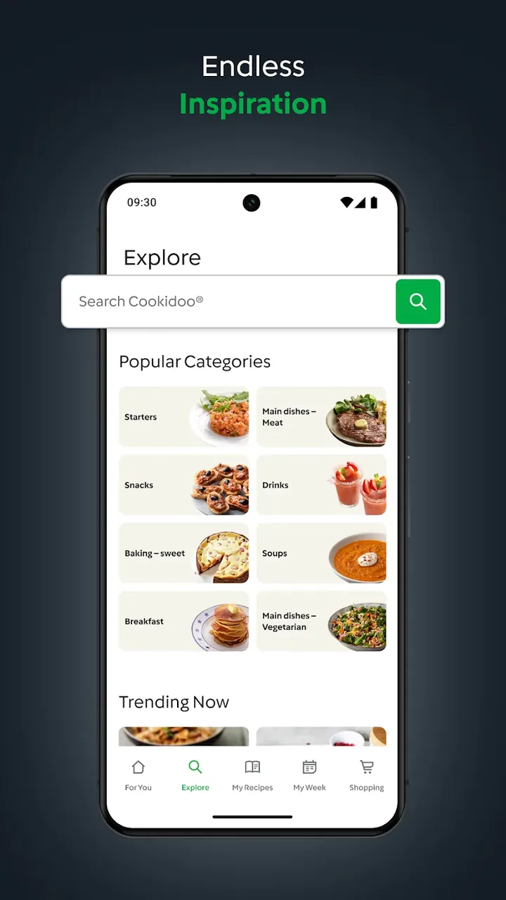 Capture d'écran de l'application Thermomix Cookidoo 5