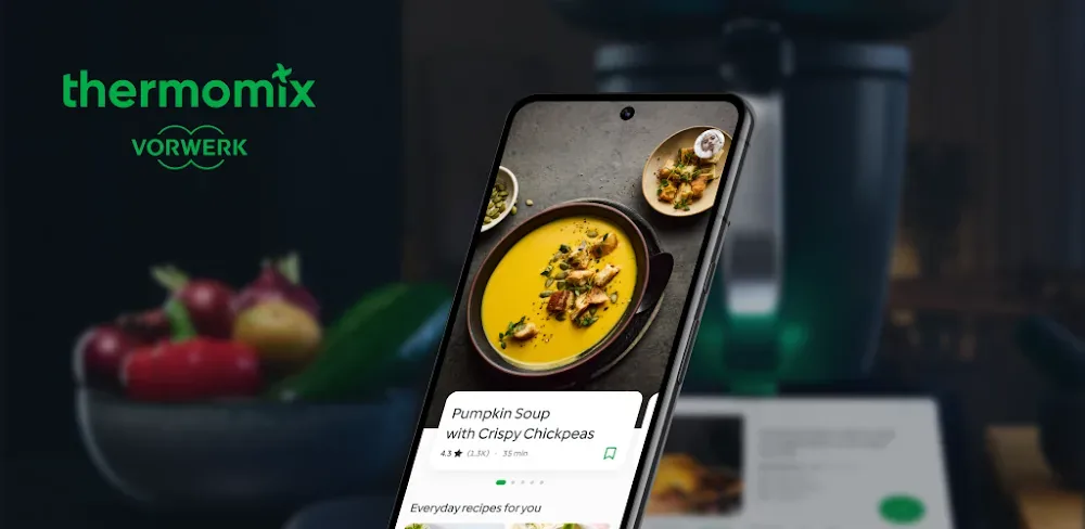 Capture d'écran de l'application Thermomix Cookidoo 1