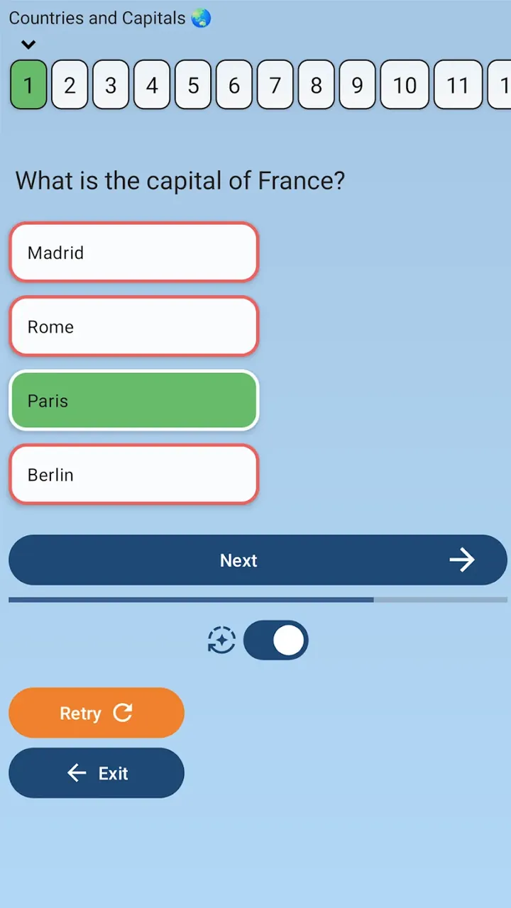 Capture d'écran Test Maker Quiz 3
