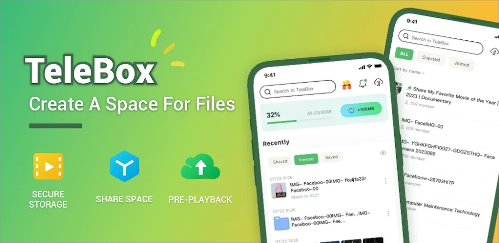 Captura de pantalla de la app Telebox 1