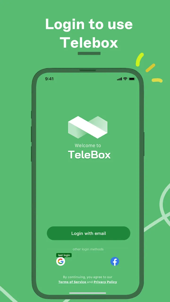 Captura de pantalla de la app Telebox 3