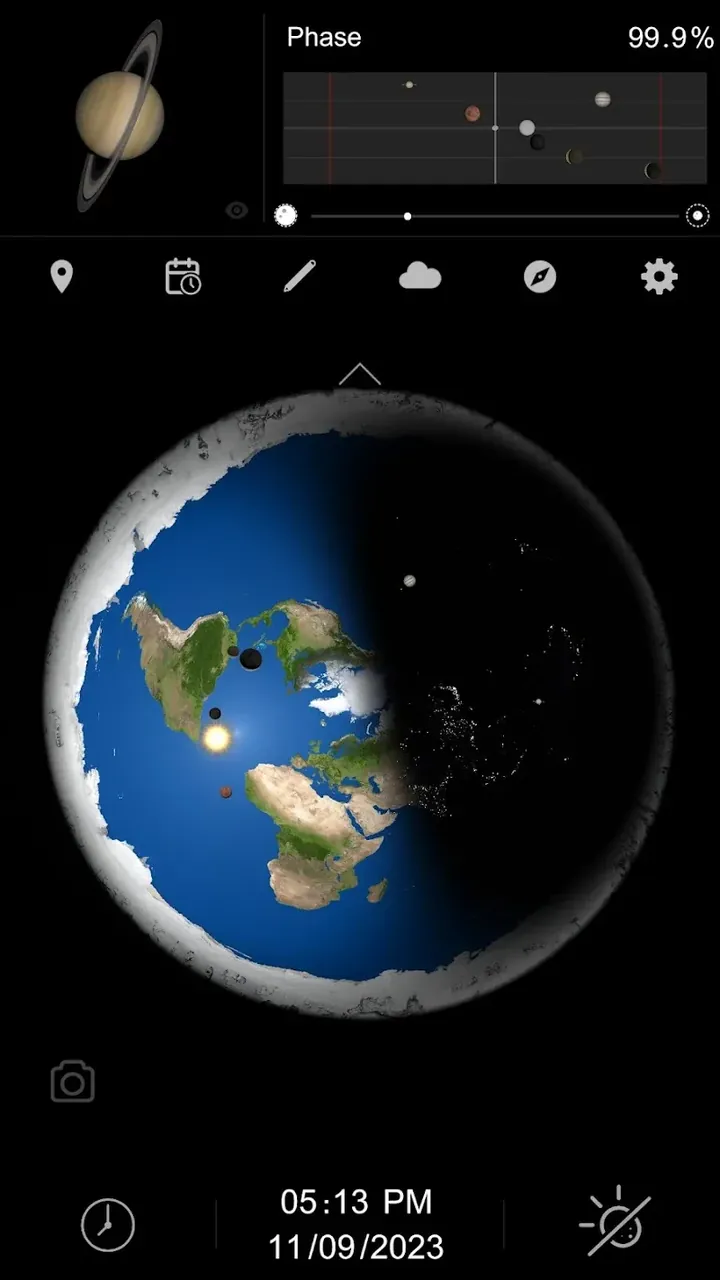 Capture d'écran Flat Earth Pro 4