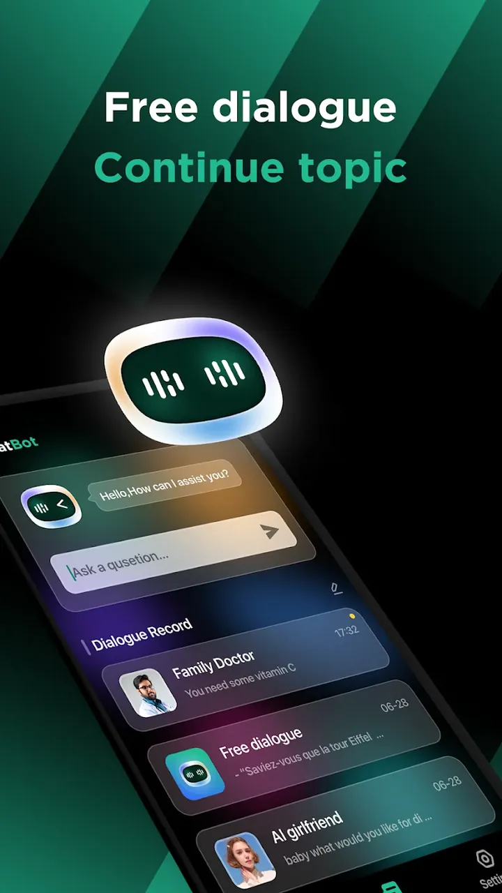Captura de pantalla 3 de ChatBot - AI Chat