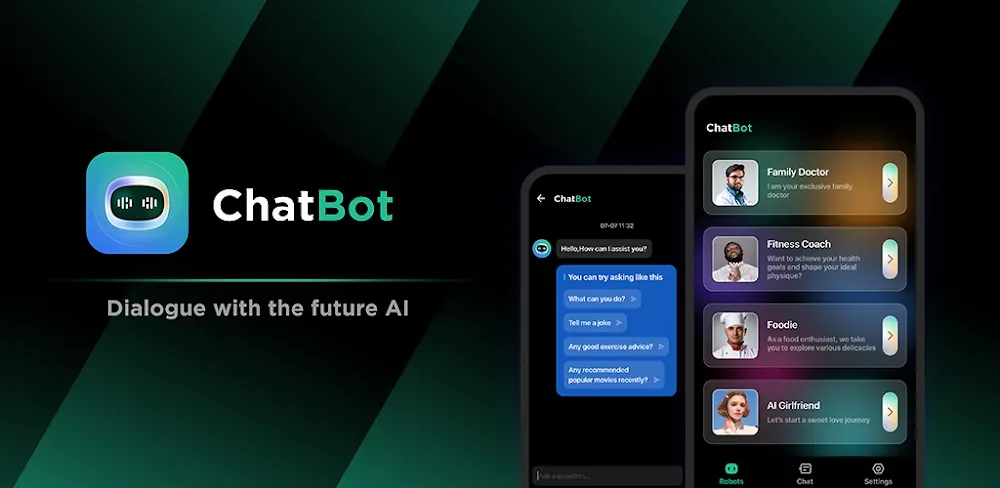 Captura de pantalla 1 de ChatBot - AI Chat