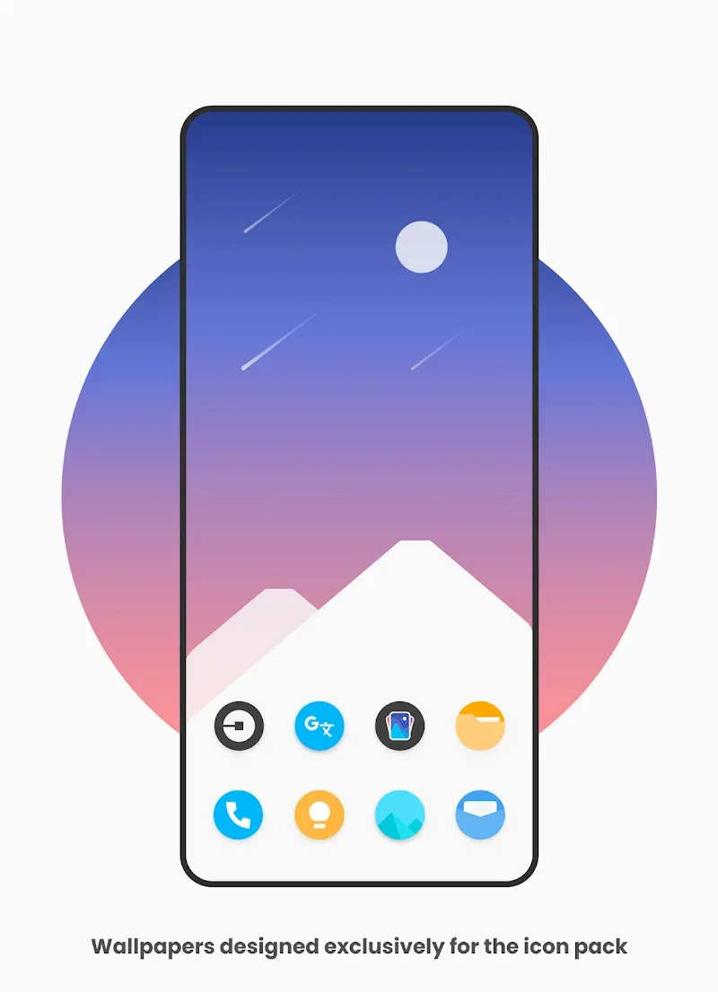 Capture d'écran 2 de Flat Pie - Icon Pack