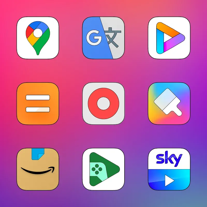 Capture d'écran MIUI HD - Icon Pack 5