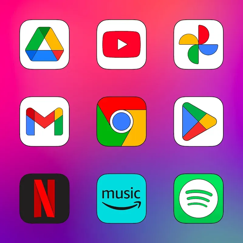 Capture d'écran MIUI HD - Icon Pack 4