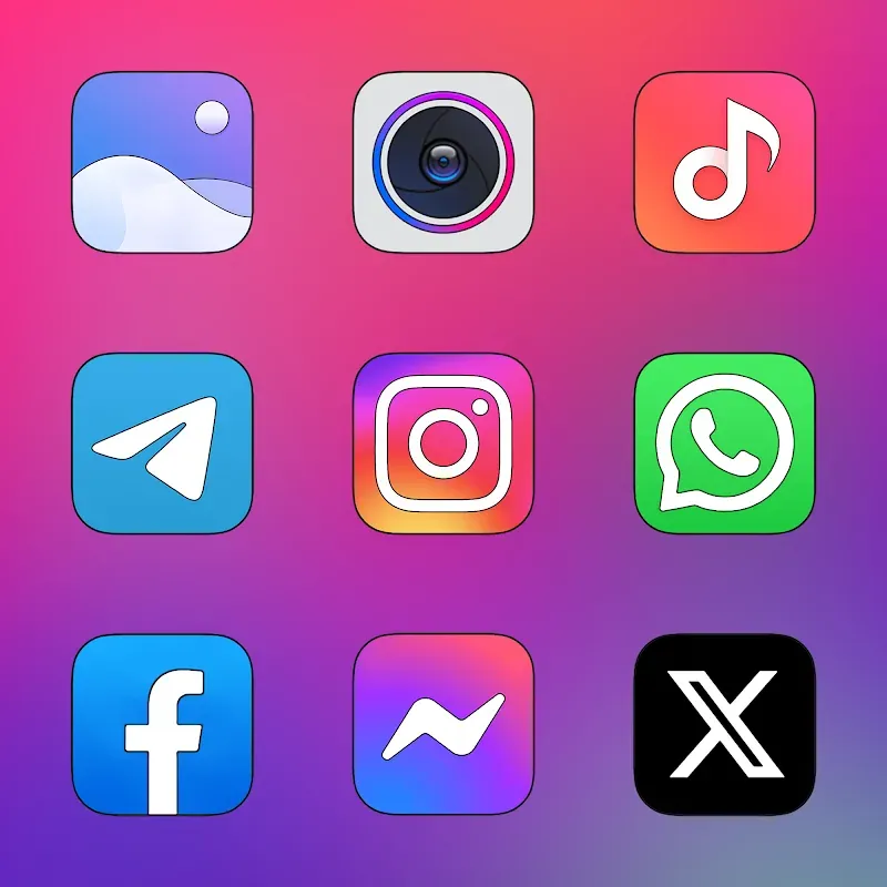 Capture d'écran MIUI HD - Icon Pack 3