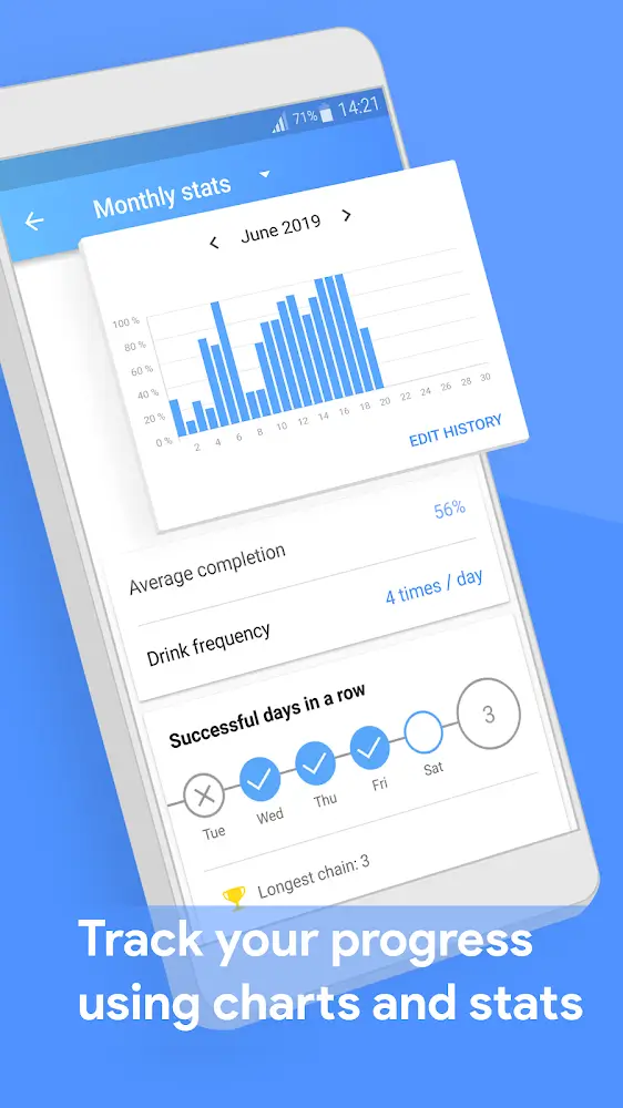 Capture d'écran 6 de l'application Water Tracker & Reminder