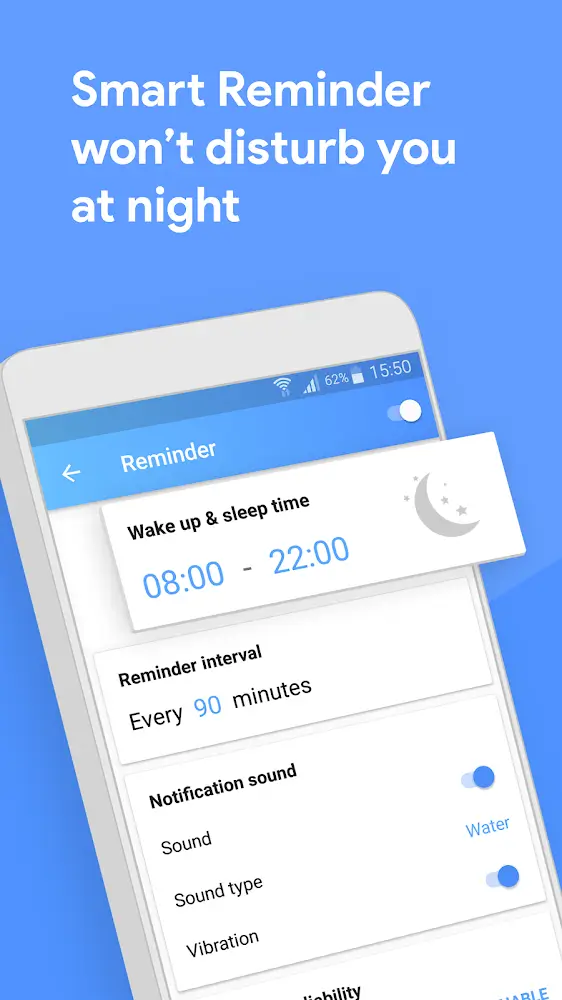 Capture d'écran 4 de l'application Water Tracker & Reminder