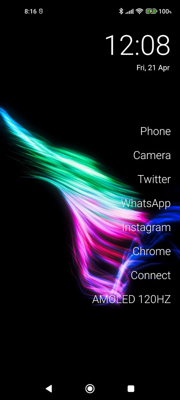 Capture d'écran AMOLED 120HZ 6