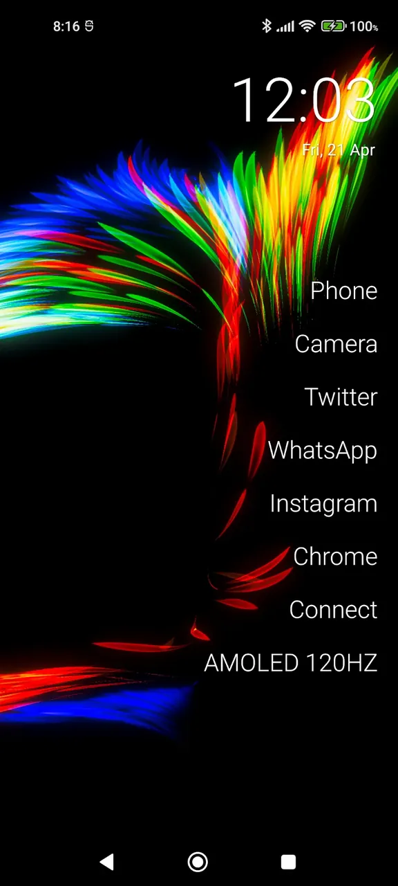 Capture d'écran AMOLED 120HZ 2