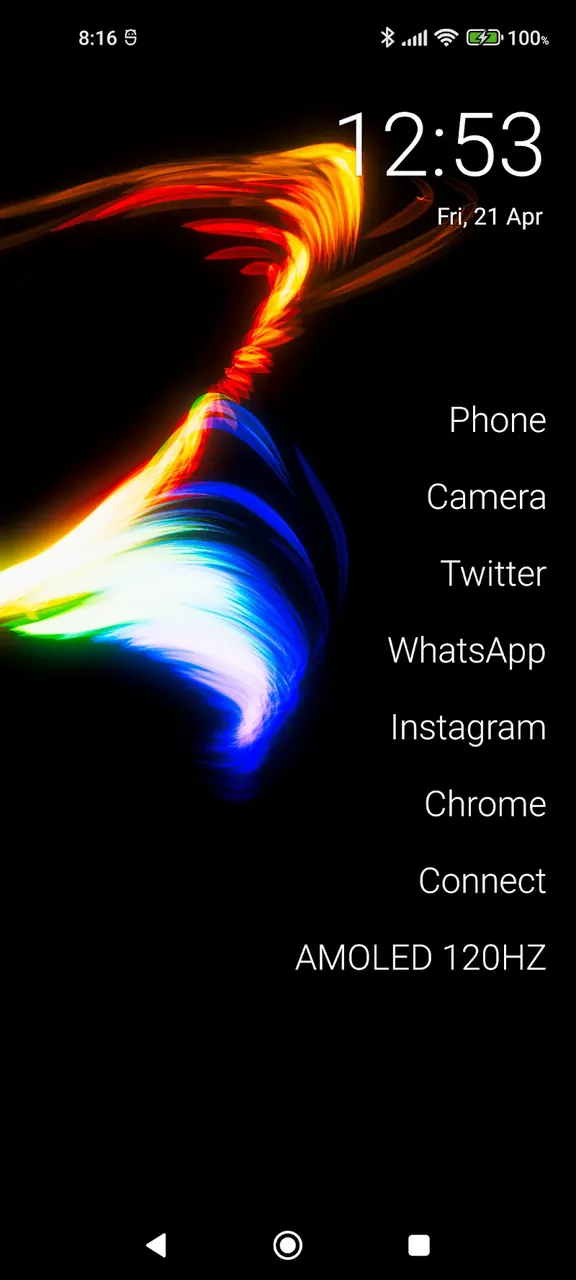 Capture d'écran AMOLED 120HZ 5