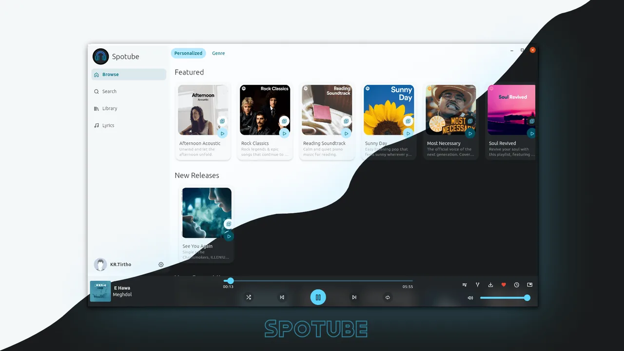 Captura de pantalla 1 de la app Spotube