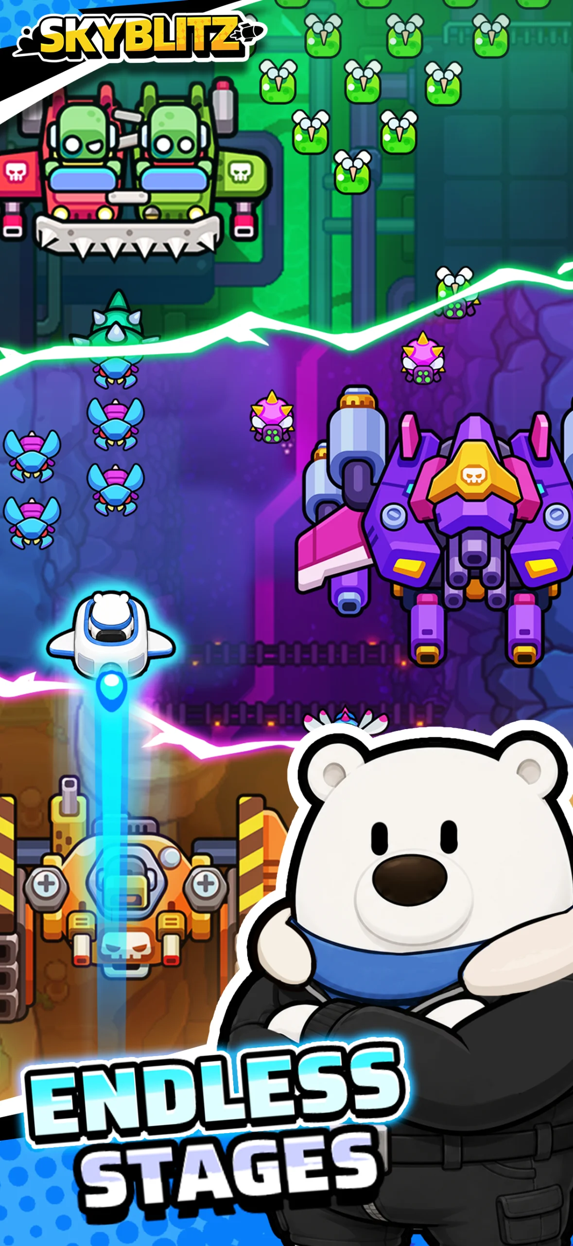 Capture d'écran du gameplay de SkyBlitz 2