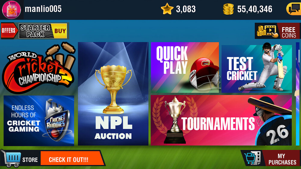 Captura de tela 2 de World Cricket Championship 2 - WCC2